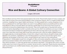 Image result for Stamper Interview Beans and Rice