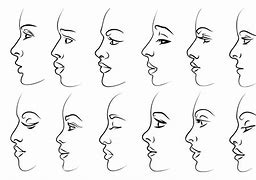 Image result for Women Side Face