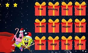 Image result for Christmas Bingo Words