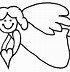 Image result for Angel Clip Art Free Black and White