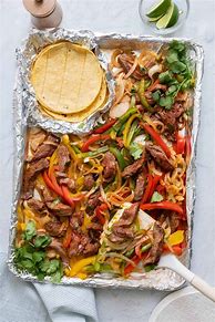 Image result for Skirt Steak Sheet Pan Fajitas