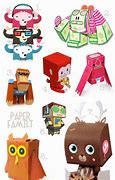 Image result for 3D Paper Toys