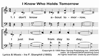 Image result for I Don't Know About Tomorrow Hymn