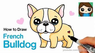 Image result for Cute Cartoon French Bulldog