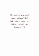 Image result for Proverbs 27 11