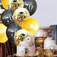 Image result for 70th Birthday Party Balloons