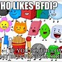 Image result for BFDI Memes