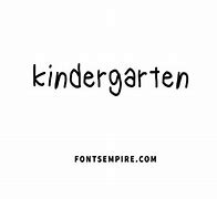 Image result for Kinder Font