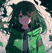 Image result for Green Anime PFP