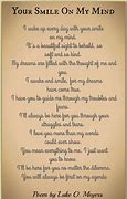 Image result for Poems About Your Smile