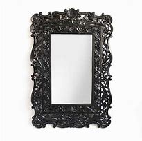 Image result for Carved Black Wall Mirror