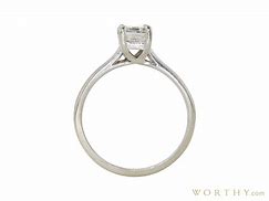 Image result for Solitaire Emerald Cut Anniversary Ring