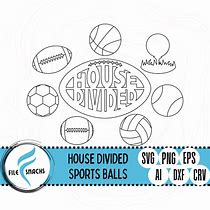 Image result for House Divided NFL Free SVG