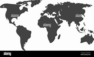 Image result for World Map Sihouett