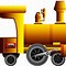 Image result for Yellow Train Clip Art