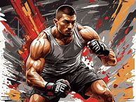 Image result for MMA Fighter Art