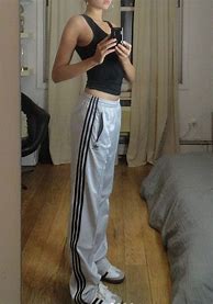 Image result for Cute Outfits with Black Pants Adidas