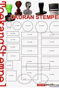 Image result for Ukuran Stempel Persegi