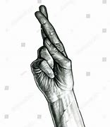 Image result for Fingers Crossed Drawing