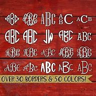 Image result for Etsy Monogram Fonts