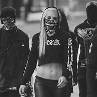 Image result for Girl Gangsta with Black Clothes