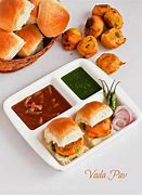 Image result for Vada Pav Top View