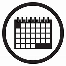 Image result for Calendar Icon Black White