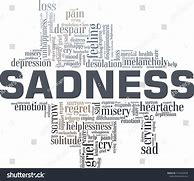 Image result for Sadness Word Art