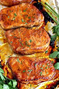 Image result for Thin Pork Chop Dinner Ideas