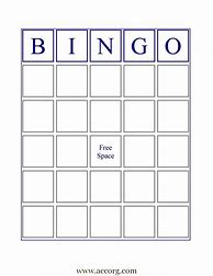 Image result for Free Blank Bingo Cards