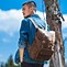 Image result for Leather Travel Backpack