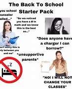 Image result for High School Starter Pack Memes