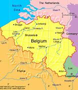 Image result for Waterloo Belgium Map