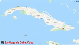 Image result for Santiago De Cuba Map