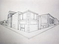 Image result for 2-Point Perspective Drawing Shapes