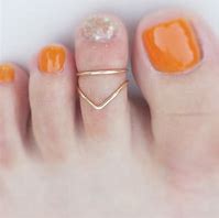 Image result for gold toe rings set