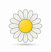 Image result for Simple Daisy Flower Clip Art