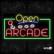 Image result for Arcade Sign Neon Green