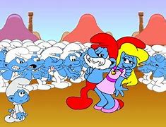 Image result for Papa Smurf in Love