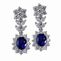 Image result for Genuine Sapphire Earrings