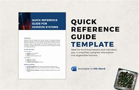 Image result for Quick Start Guide Template