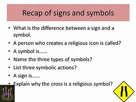 Image result for Difference Between Signs and Symbols