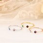 Image result for Two Stone Birthstone Rings