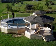 Image result for Pool Deck with Gazebo