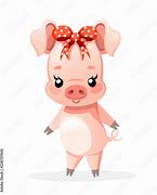 Image result for Girl Pig Cartoon