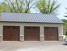 Image result for 3 Car Garage Pole Barn