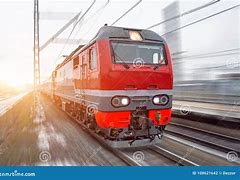 Image result for Red High Speed Train