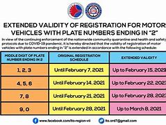 Image result for Motor Registration Schedule