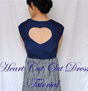 Image result for Heart Cut Out Dress