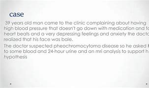 Image result for Pheochromocytoma Presentation